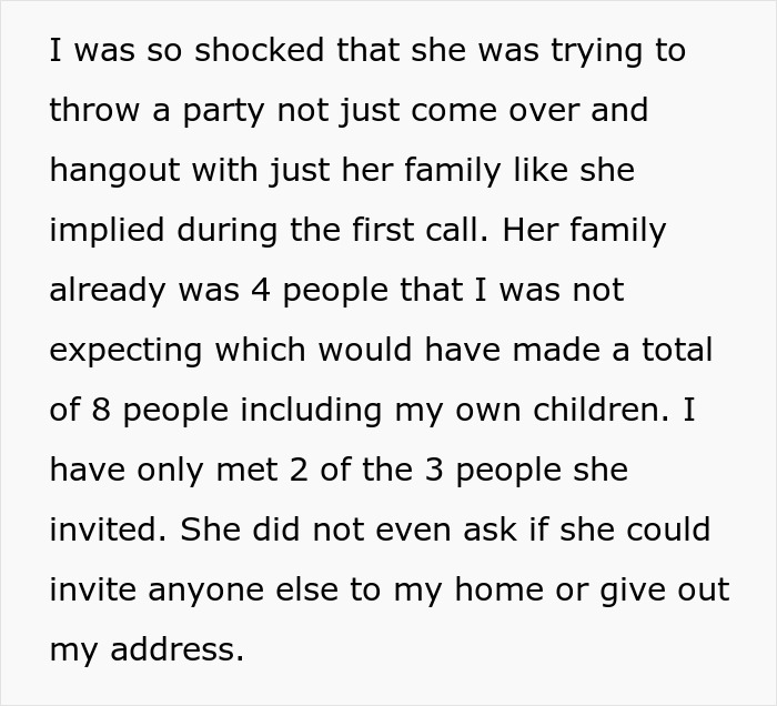 Woman Invites Herself To A Friend’s House To Throw A Party For Family And Friends, Gets Ghosted Woman Invites Herself To A Friend’s House To Throw A Party For Family And Friends, Gets Ghosted