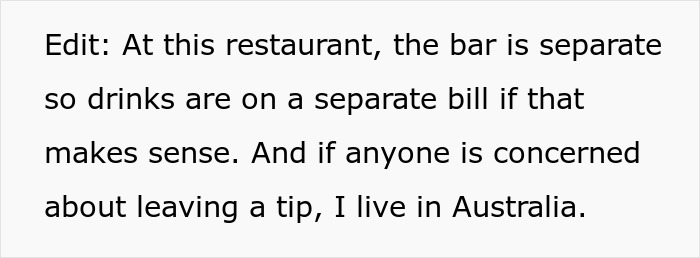 Guy Refuses To Split Restaurant Bill With Friends After They Order $200 Meals, Drama Ensues Guy Refuses To Split Restaurant Bill With Friends After They Order $200 Meals, Drama Ensues