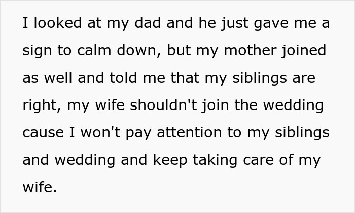 “I Thought It Was A Joke”: Guy Can’t Believe His Family Would Insult Disabled Wife Sleeping Upstairs “I Thought It Was A Joke”: Guy Can’t Believe His Family Would Insult Disabled Wife Sleeping Upstairs