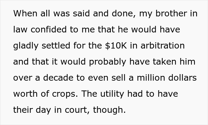 Company Dares Farmer To Take Them To Court Over The Damages They Caused, Regrets It Deeply Company Dares Farmer To Take Them To Court Over The Damages They Caused, Regrets It Deeply