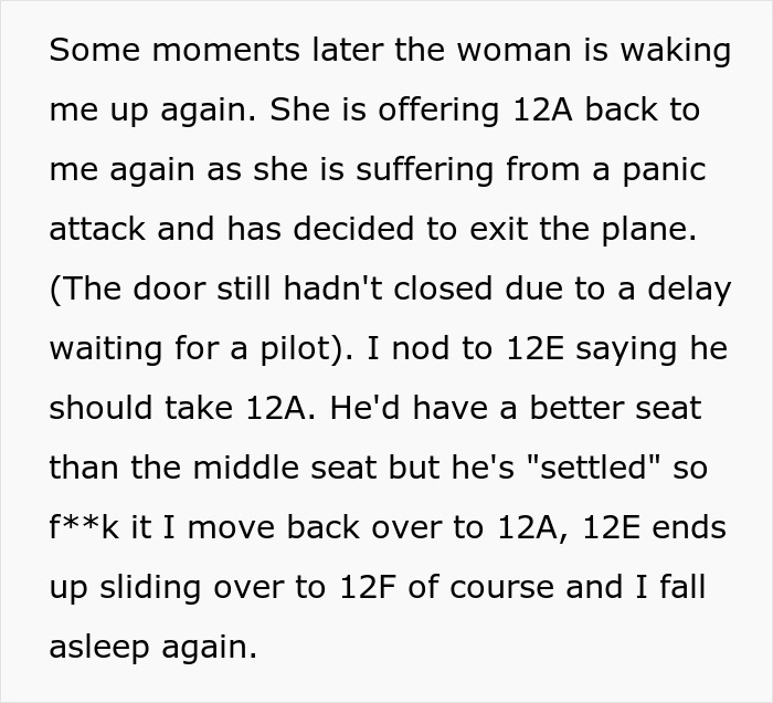 Man Shares Seat-Swap Story That Permanently Changed His Mind On Being Nice And Trading Seats Man Shares Seat-Swap Story That Permanently Changed His Mind On Being Nice And Trading Seats