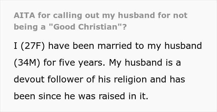 Woman Agrees To Convert If Husband Agrees To Actually Be A Good Christian, Triggers Him Woman Agrees To Convert If Husband Agrees To Actually Be A Good Christian, Triggers Him
