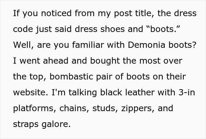 Teacher Banned From Wearing Sneakers Due To Dress Code, Responds With Goth Platform Boots Teacher Banned From Wearing Sneakers Due To Dress Code, Responds With Goth Platform Boots