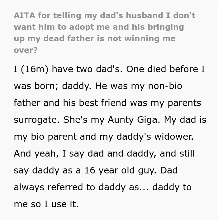 Drama Unfolds After Teen's Patience Is Tested By Dad's New Hubby Who Insists On Adopting Him Drama Unfolds After Teen's Patience Is Tested By Dad's New Hubby Who Insists On Adopting Him
