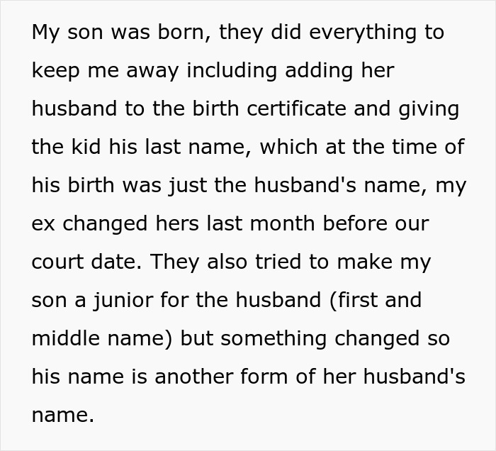 Man Finds Out His Ex Is Pregnant, Sues Her After Failed Attempt To Name Baby After Her New Husband Man Finds Out His Ex Is Pregnant, Sues Her After Failed Attempt To Name Baby After Her New Husband