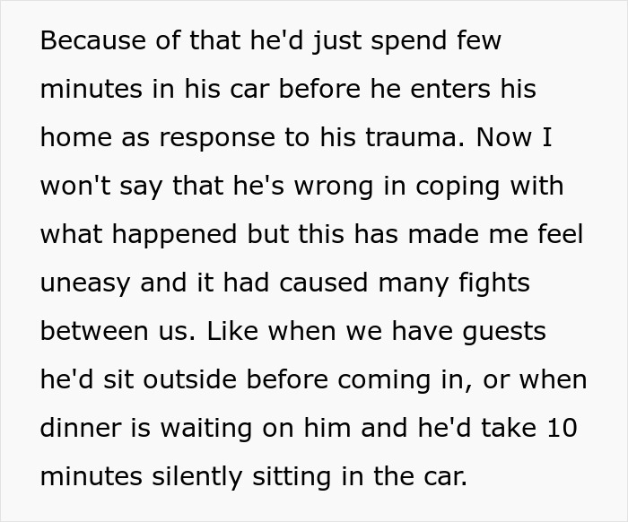 "AITA For Divorcing My Husband Because He Spent 10 Minutes In The Car During A Family Emergency?" "AITA For Divorcing My Husband Because He Spent 10 Minutes In The Car During A Family Emergency?"