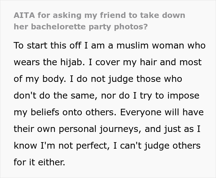 Muslim Friend Is Terrified After Bride Posts Pic Of Her Without Her Hijab, Refuses To Delete It Muslim Friend Is Terrified After Bride Posts Pic Of Her Without Her Hijab, Refuses To Delete It