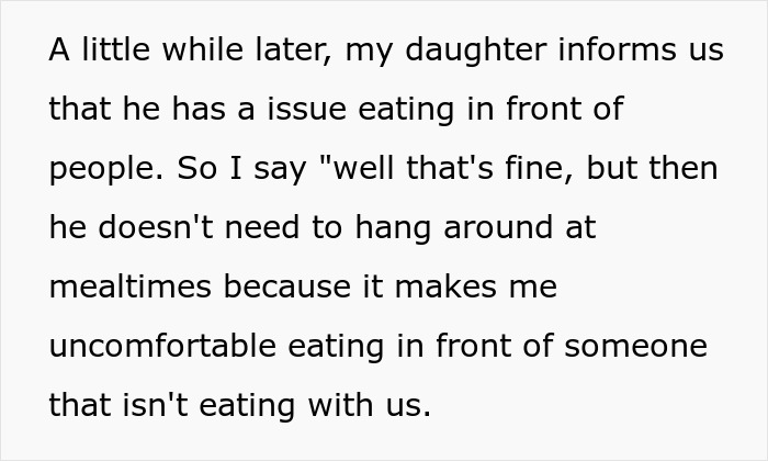 “AITA If I Asked My Daughter’s Deipnophobic Boyfriend Not To Come Over When We Are Eating?” “AITA If I Asked My Daughter’s Deipnophobic Boyfriend Not To Come Over When We Are Eating?”