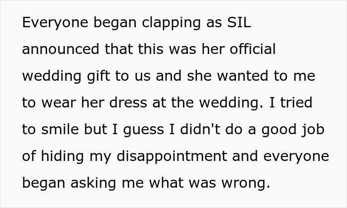 Man Defends Sister After Fiancée Refuses To Wear Her Wedding Dress, Ends Up Single Man Defends Sister After Fiancée Refuses To Wear Her Wedding Dress, Ends Up Single