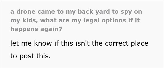 Creepy Stalker Uses Drone To Spy On Family With Small Kids, Guy Takes Matters Into His Own Hands Creepy Stalker Uses Drone To Spy On Family With Small Kids, Guy Takes Matters Into His Own Hands