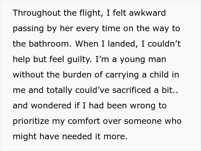 12-Hour Flight Turns Torturously Awkward After Man Refuses To Give Up Seat To Heavily Pregnant Passenger 12-Hour Flight Turns Torturously Awkward After Man Refuses To Give Up Seat To Heavily Pregnant Passenger