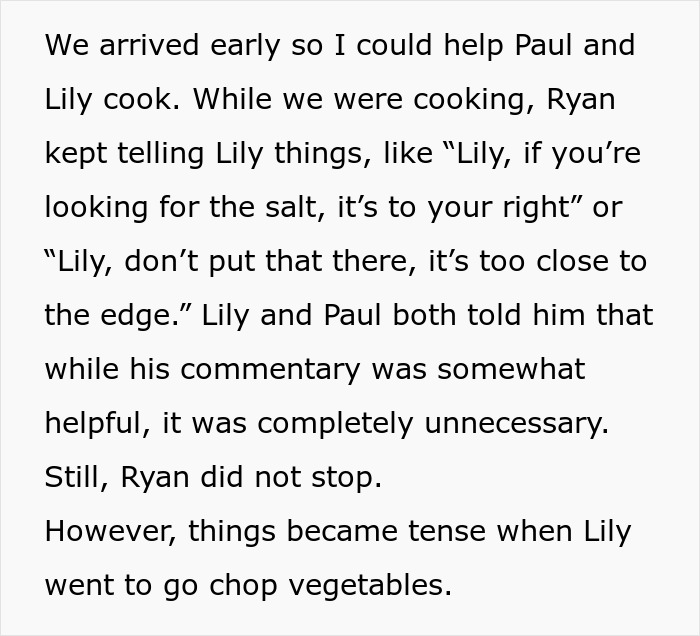 Guy Removed From Dinner Party For Babying And "Helping" Blind Woman Far Too Much Guy Removed From Dinner Party For Babying And "Helping" Blind Woman Far Too Much
