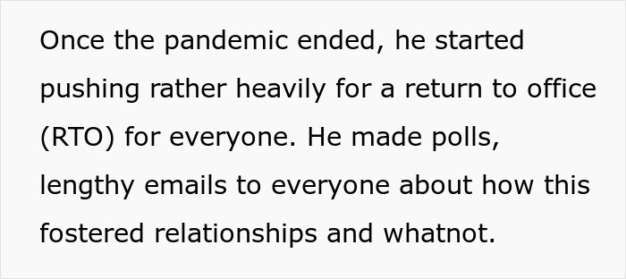 “Lead By Example”: CEO Forced To Backtrack His Return-To-Office Policy After Malicious Compliance “Lead By Example”: CEO Forced To Backtrack His Return-To-Office Policy After Malicious Compliance