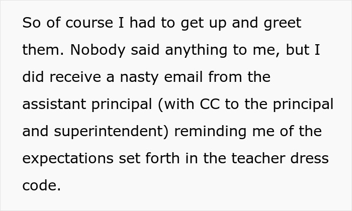 Teacher Banned From Wearing Sneakers Due To Dress Code, Responds With Goth Platform Boots Teacher Banned From Wearing Sneakers Due To Dress Code, Responds With Goth Platform Boots