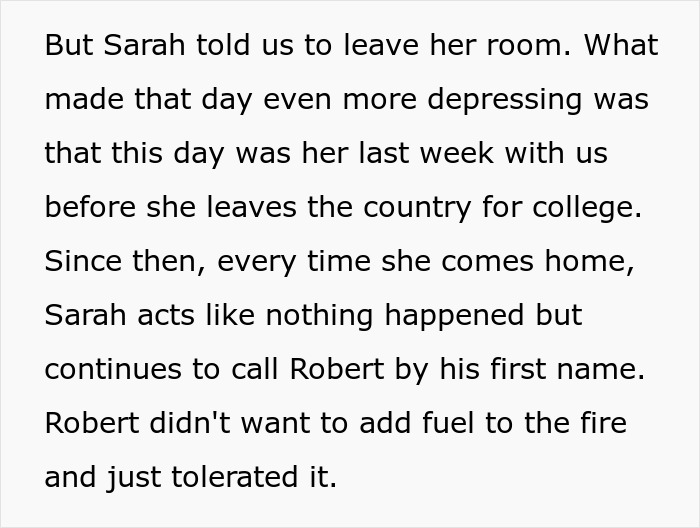Woman Catches Stepfather Saying She’s Not His “Real” Child, Makes Him Regret It Years Later Woman Catches Stepfather Saying She’s Not His “Real” Child, Makes Him Regret It Years Later