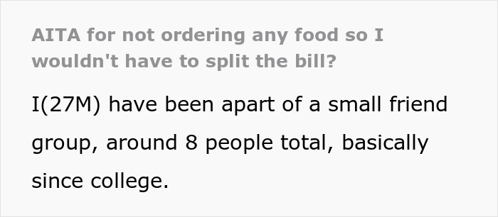 Guy Refuses To Split Restaurant Bill With Friends After They Order $200 Meals, Drama Ensues Guy Refuses To Split Restaurant Bill With Friends After They Order $200 Meals, Drama Ensues