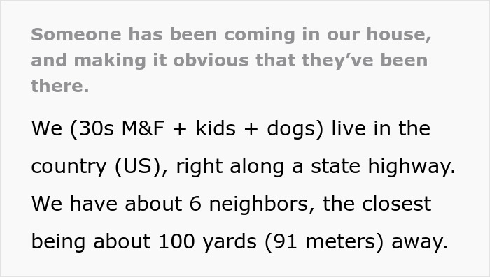 Spouses Feel Real Fear After Realizing Someone Keeps Entering Their Home And Not Even Hiding It Spouses Feel Real Fear After Realizing Someone Keeps Entering Their Home And Not Even Hiding It