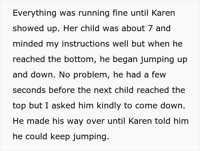 Entitled Mom Won’t Move Her Kid Out Of The Way Of An Inflatable Slide, Ends Up Regretting It Entitled Mom Won’t Move Her Kid Out Of The Way Of An Inflatable Slide, Ends Up Regretting It