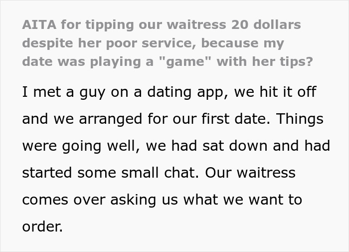 Man Plays Cruel Game With Waiter’s Tip “To Ensure Good Service,” His Date Refuses To Play Along Man Plays Cruel Game With Waiter’s Tip “To Ensure Good Service,” His Date Refuses To Play Along