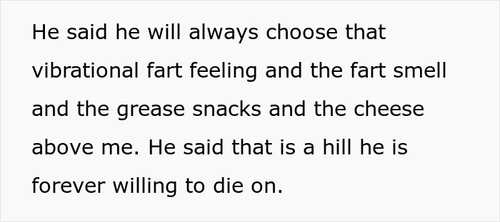Husband Loves Making Himself As Flatulent As Possible, Ends Up A Divorcee After Wife Snaps Husband Loves Making Himself As Flatulent As Possible, Ends Up A Divorcee After Wife Snaps