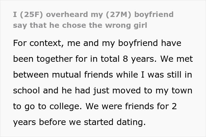 Woman Overhears Boyfriend Of 8 Years Saying She ‘Disgusts’ Him On His Birthday, Shatters Her Heart Woman Overhears Boyfriend Of 8 Years Saying She ‘Disgusts’ Him On His Birthday, Shatters Her Heart