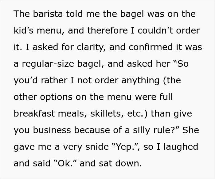 Man Makes A DoorDash Order At A Coffee Shop To Spite The Barista Who Refused To Sell Him A Bagel Man Makes A DoorDash Order At A Coffee Shop To Spite The Barista Who Refused To Sell Him A Bagel