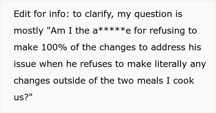 Woman Refuses To Cut Salt From Meals Completely Because Of BF’s Blood Pressure, He Turns “Salty” Woman Refuses To Cut Salt From Meals Completely Because Of BF’s Blood Pressure, He Turns “Salty”