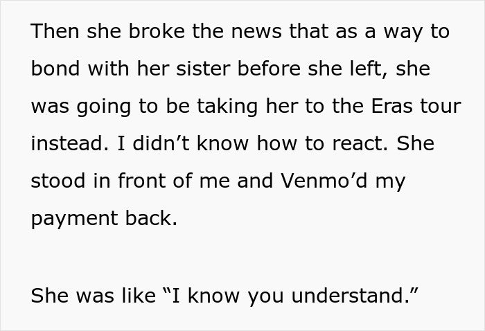 Woman Finds Out Friend Gave Her Ticket Concert Away, Kicks Her Out From Brunch and Upcoming Party Woman Finds Out Friend Gave Her Ticket Concert Away, Kicks Her Out From Brunch and Upcoming Party