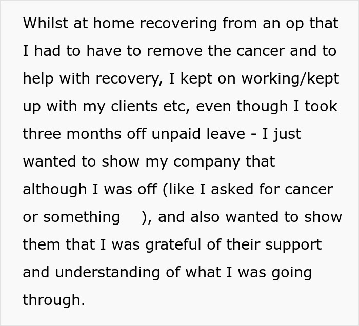 Boss Puts Woman On Performance Review For Beating Cancer, It Majorly Backfires Boss Puts Woman On Performance Review For Beating Cancer, It Majorly Backfires