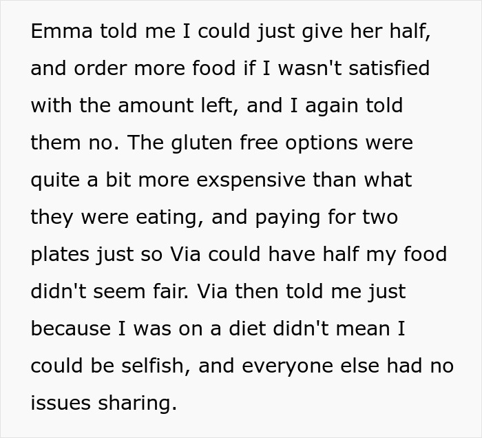 Man Called Selfish And Heartless For Not Sharing Half Of His Food With A Pregnant Woman Man Called Selfish And Heartless For Not Sharing Half Of His Food With A Pregnant Woman