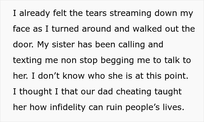Dad’s Infidelity Ruins Family’s Lives, Woman Is Horrified After Finding Out Married Sis Is Cheating Dad’s Infidelity Ruins Family’s Lives, Woman Is Horrified After Finding Out Married Sis Is Cheating