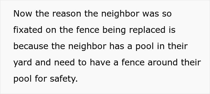 Neighbor Tries To Make Man Fix His Fence So They Could Use The Pool, He Removes It As Retaliation Neighbor Tries To Make Man Fix His Fence So They Could Use The Pool, He Removes It As Retaliation