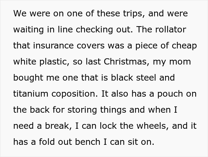 Lady Tries To Grab Man’s Rollator Wanting To Use It For Herself, Follows Him To His Car Lady Tries To Grab Man’s Rollator Wanting To Use It For Herself, Follows Him To His Car