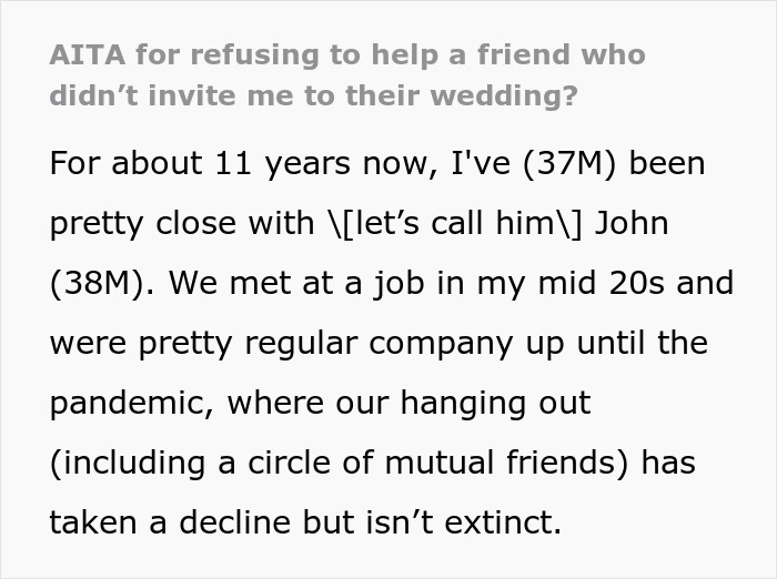 Couple Count On Friend’s Help After Not Inviting Him To The Wedding, Get A Reality Check Couple Count On Friend’s Help After Not Inviting Him To The Wedding, Get A Reality Check