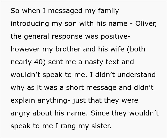 Couple Is Mad That Sis Named Newborn Similar To Their Daughter, She Calls Out Their Double Standards Couple Is Mad That Sis Named Newborn Similar To Their Daughter, She Calls Out Their Double Standards