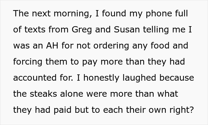 Guy Refuses To Split Restaurant Bill With Friends After They Order $200 Meals, Drama Ensues Guy Refuses To Split Restaurant Bill With Friends After They Order $200 Meals, Drama Ensues
