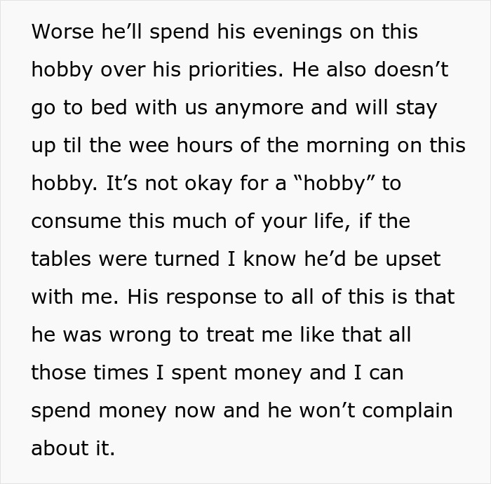 “I Don’t Understand How Stressed He Gets”: Wife Calls Husband Out On His Expensive Hobby “I Don’t Understand How Stressed He Gets”: Wife Calls Husband Out On His Expensive Hobby