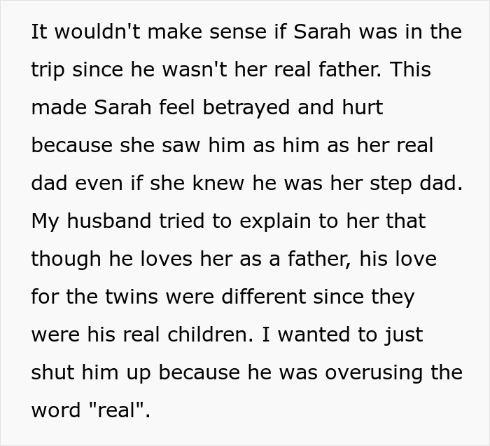 Woman Catches Stepfather Saying She’s Not His “Real” Child, Makes Him Regret It Years Later Woman Catches Stepfather Saying She’s Not His “Real” Child, Makes Him Regret It Years Later