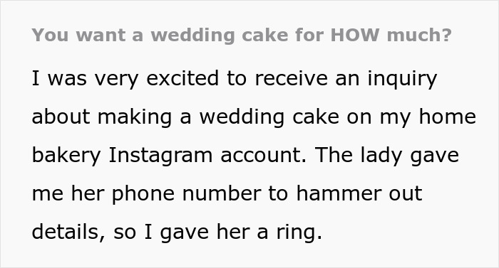 Client Drops “Take It Or Leave It” On Baker After Offering $50 For A Wedding Cake, They Leave Client Drops “Take It Or Leave It” On Baker After Offering $50 For A Wedding Cake, They Leave