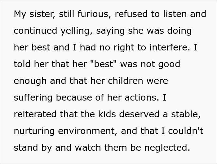 Woman Can’t Believe How Bad Of A Mother Her Sister Is, Gives Her A Harsh Reality Check Woman Can’t Believe How Bad Of A Mother Her Sister Is, Gives Her A Harsh Reality Check