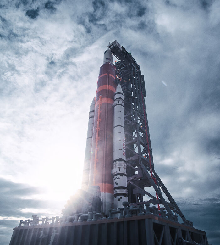 I Have No Opportunity To Photograph A Real Rocket Launch, So I Made My Own With LEGO I Have No Opportunity To Photograph A Real Rocket Launch, So I Made My Own With LEGO