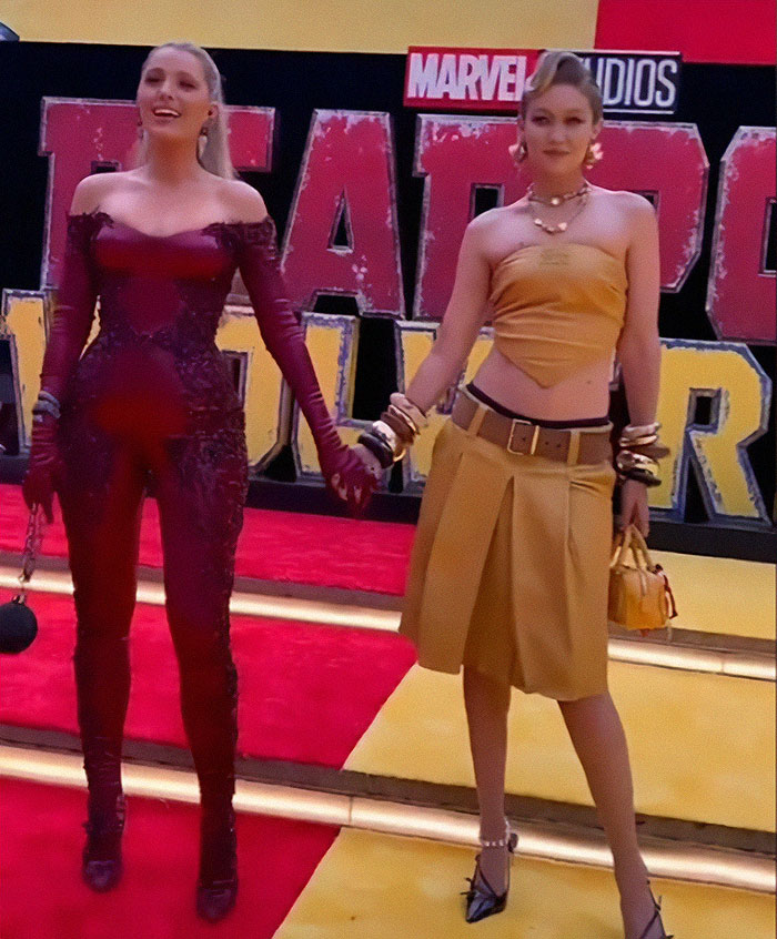 Blake Lively And Gigi Hadid Stun At The “Deadpool & Wolverine“ Premiere In Matching Outfits Blake Lively And Gigi Hadid Stun At The “Deadpool & Wolverine“ Premiere In Matching Outfits