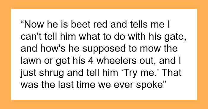 Retired Army Man Threatens To Ruin Neighbor’s Driveway So His Wife Won’t Use It, Man Gets Revenge