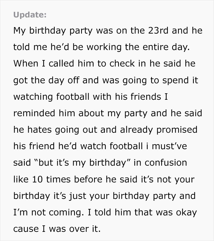 “Next-Level Douchery”: An Awful Birthday Gift From Boyfriend Ruins A 4-Year Relationship “Next-Level Douchery”: An Awful Birthday Gift From Boyfriend Ruins A 4-Year Relationship