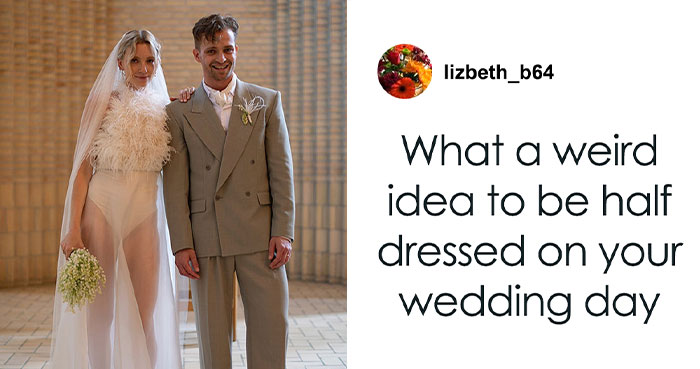 Influencer Slammed For The “Worst Wedding Dress Ever” After You Can See Her Underwear