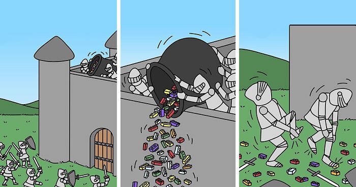 Artist Creates Cute Comics With Not-So-Cute Endings (30 New Pics)