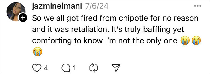 Hollywood Actor Sheds Light On Low-Wage Workers After Revealing They Were Fired From Chipotle Hollywood Actor Sheds Light On Low-Wage Workers After Revealing They Were Fired From Chipotle