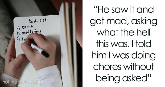 “What The Hell”: Woman Gets A Chore Chart To Prove A Point To Husband