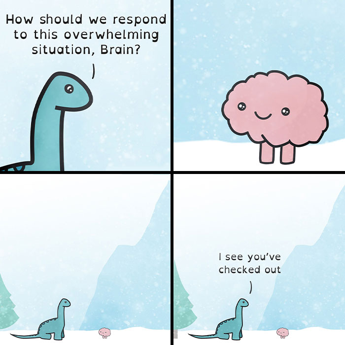 “ADHDinos”: 30 Times This Artist Perfectly Captured What Living With ADHD Is Like In His Comics (New Pics)