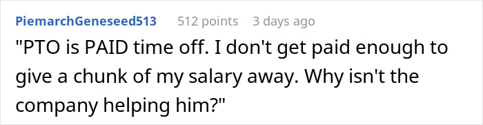 “It Finally Happened”: Woman Is Furious After Boss Expects Her To “Donate” PTO To A Coworker “It Finally Happened”: Woman Is Furious After Boss Expects Her To “Donate” PTO To A Coworker